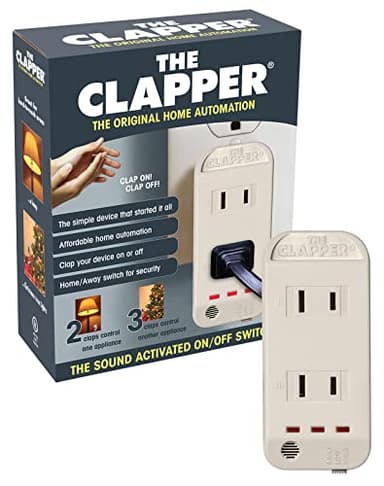 Clapper The Original Home Automation Sound Activated Device, On/Off Light Switch, Clap Detection, As Seen On TV