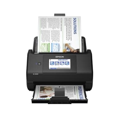Epson Workforce ES-580W Wireless Color Duplex Desktop Document Scanner for PC and Mac with 100-sheet Auto Feeder (ADF), Intuitive 4.3' Touchscreen