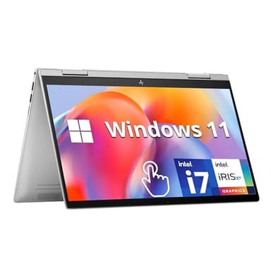 HP Envy x360 2-in-1 14" FHD Touchscreen Laptop, Intel i7-1355U, 16GB RAM, 1TB SSD, Backlit Keyboard, 5MP Camera, Fingerprint Reader, Wi-Fi 6E, Win 11, Silver