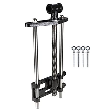 TINVHY Woodworking Bench Vise 10 Inch, Heavy-Duty Steel and Cast Iron Front Screw Vise Structure Woodworking Front Vise, Easy-to-operate Workbench Vise, Durable Woodworking Vise for Home