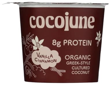 Cocojune, Organic Yogurt Coconut Protein Vanilla Cinnamon, 5 Ounce