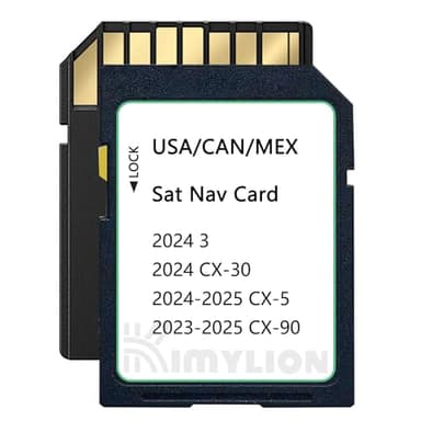 Navigation SD Card 2025 (V.2024Q2) - KMV666EZ1C, Compatible with 2024 CX-30/3, 2024-2025 CX-5, 2023-2025 CX-90, USA/CAN/MEX GPS Map Update