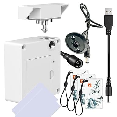 Dczonihup Electronic Cabinet Lock, RFID/NFC Sensor, Hidden Form, Support USB External Power Supply, for Wooden Cabinet Drawers Lock