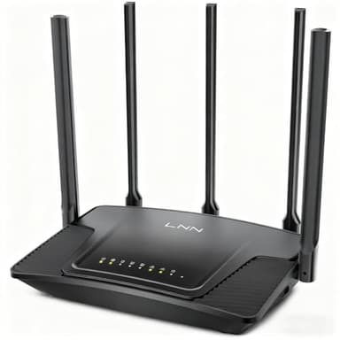 LNN 788 WiFi 6 Router AX3000 Speeds, Dual-Band Wireless Internet Router for Home, Up to 1800Mbps, 2000 Sq.Ft Coverage, 20+ Devices, 5 Antennas, WPA3, Parental Control, Easy Setup, FCC Certified