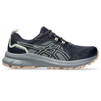 ASICS Women's Trail Scout 3 Running Shoe, 8.5, Midnight/Whisper Green