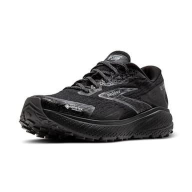Brooks Women’s Divide 5 GTX Waterproof Trail Running Shoe - Black/Alloy/Primer Grey - 7.5 Medium