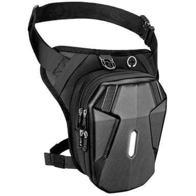 ISEYOU Thigh Bag, Motorcycle Leg Bag for Men Women, Drop Leg Bag with Removable Leg Straps, Multifunctional Gear Bags for Cycling Hiking Camping Fishing Travel Outdoor