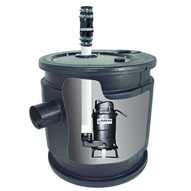 BURCAM 401446P 3/4HP Complete Sewage Grinder Pump System