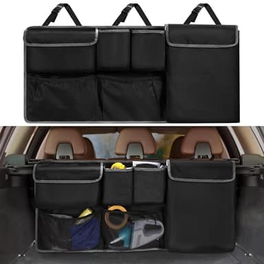 XHRING Car Trunk Organizer Backseat Hanging Storage Bag for Subaru Crosstrek Forester Outback Ascent Premium Sport Limited Base Touring XT SUV Accessories 2000-2025 2026