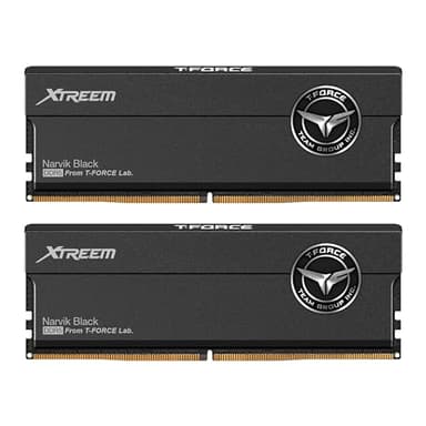 TEAMGROUP T-Force XTREEM DDR5 Ram 32GB (2x16GB) 8000MHz PC5-64000 CL38 A-DIE Desktop Memory Module Ram for Intel XMP 3.0 & AMD Expo Compatible Black FFXD532G8000HC38DDC01