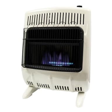 HEATSTAR 20,000 BTU Vent-Free Blue Flame Propane Heater with Thermostat and Blower HSSVFBF20LPBT