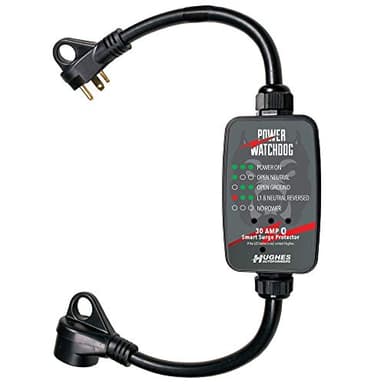 Power Watchdog PWD30, Bluetooth Surge Protector, 30 Amp, Portable, 14 Inch