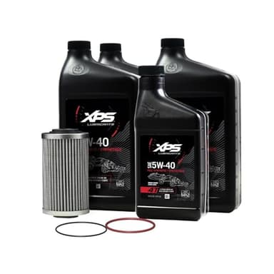 BRP Can-Am Sea-Doo OEM 4T 5W-40 Full Synthetic Oil Change Kit, 9779486