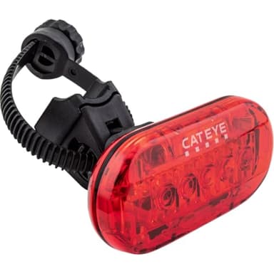 CATEYE Omni 5 Bike Safety Light – IPX4 Waterproof 5 LED Safety Light with 360° Visibility, Multiple Flashing Modes, AAA Battery, 200+ Hour Runtime, Fits Road, Urban, MTB & Kids Bikes