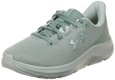 Under Armour Women's Charged Pursuit 4, (348) Silica Green/Silica Green/Metallic Silica, 9, US