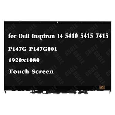 GBOLE Screen Replacement for Dell Inspiron 14 5410 5415 7415 2-in-1 P147G P147G001 LCD LED Screen Display Touch Digitizer Assembly with Bezel 14.0" FHD 1920x1080 (Only for Touch Screen)
