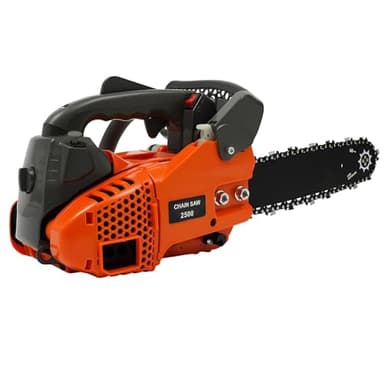 JAYGOVAN 12 Inch Gas Chainsaw 25CC 2-Stroke Gasoline Top Handle Chainsaws Portable Chain Saws with Tool Kit, Handed Petrol Gasoline Chain Saw with Quick Start for Wood Cutting