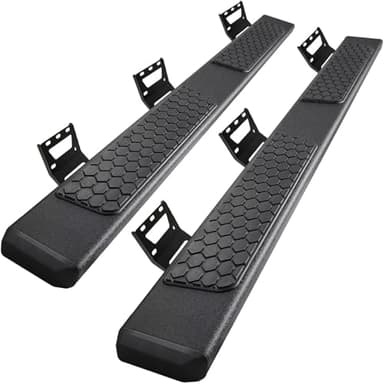 COMNOVA Side Steps Running Boards Compatible with 2019-2026 Dodge Ram 1500 (excl. Classic/2500/3500) Crew Cab New Body Style. 6.5 Inch Ram Rock Sliders Nerf Bars with Honeycomb Step Pad.