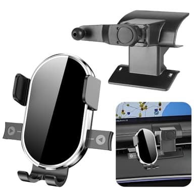 Car Phone Holder For Genesis GV70 2022 2023 2024 2025，Electrified GV70 2022-2025 Auto Accessories Navigation Screen Bracket Interior Decoration dashboard Cell mobile Phone Mount holders case accessory