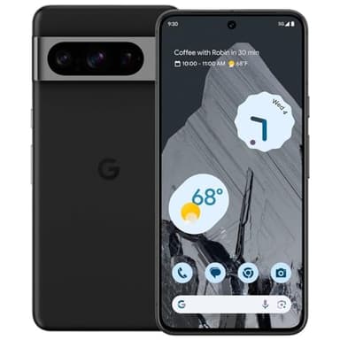 Google Pixel 8 Pro, 128GB Fully Unlocked Black (Renewed)