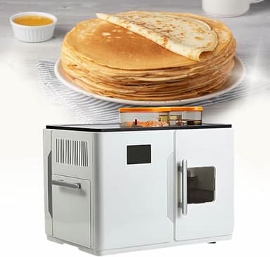 Fully Automatic Roti Maker,Rotis Naan Maker, Make 8 Delicious Flatbreads, Tortillas, And Pitas In One Go With One, One Key To Use, For Perfect Indian Roti