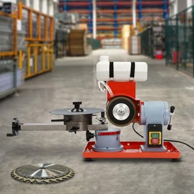 Grinding Sharpening Machine,Electric Saw Blade Sharpening Machine,Circular Saw Blade Grinding Machine,370W Water Injection Rotary Angle Mill Grinder,5 in Grinding Wheel for Carbide Tipped Saw Blades