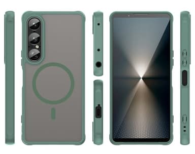 Elubugod Compatible with Sony Xperia 1 VII Case Cover,Compatible with MagSafe,Anti-Fall,Compatible with Sony Xperia 1 VII 2025 XQ-FS54 Cell Protective Phone Case Green