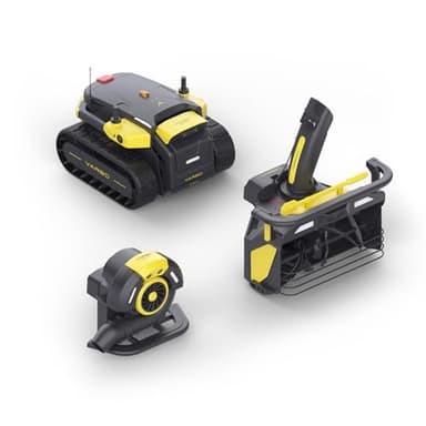 YARBO Robot Snow Blower and Leaf Blower with Modular Design, Auto-Recharging, AI Multi-Zone Mapping & RTK for Navigation