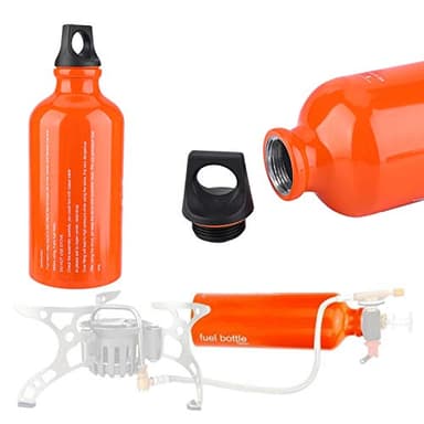 Yanmis Fuel Storage Bottle, 530ML Portable Gas Stove Oil Containers Fuel Storage For Outdoor Camping Hiking, Fuel Bottle