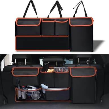 Car Trunk Organizer Hanging Backseat Storage Bag for 2000-2024 2025 Subaru Outback Forester Crosstrek Ascent Sport Limited Premium Base Touring XT SUV Accessories