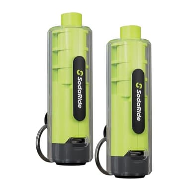 SodaRide Window Breaker Seatbelt Cutter with Flashlight,2 in 1 Car Escape Tool Key Chain,Safe Hammer Glass Breaker Under Water,2 Pack Green