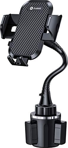 andobil Upgraded, Solidest 15in Cup Phone Holder for Car, Stable & Adjustable, Long Gooseneck Car Phone Holders for Your Car Truck Fit for iPhone 17 Pro Max 16 15 14 13 Pro Max, All Cell Phones