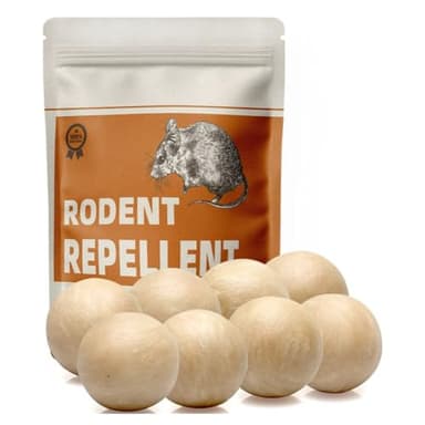 Rodent and Mice Repellent, Mouse Repellent Indoor, Peppermint Oil to Repel Mice and Rats, Mice Repellent, Rat Repellant, Keep Mice Out Nesting-8P