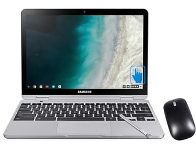 Samsung Chromebook Plus V2 Business 2-in-1 Laptop 12.2" Touchscreen WUXGA Display (Intel Celeron 3965Y, 4GB LPDDR3, 64GB SSD, Active Pen, WiFi 5, Webcam, Bluetooth 4.0, Chrome OS)