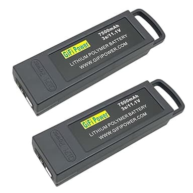 2 Pack 7500mAh 3S LiPo Battery Replacement for YUNEEC Q500+ PRO 4K Typhoon Drone Quadcopter