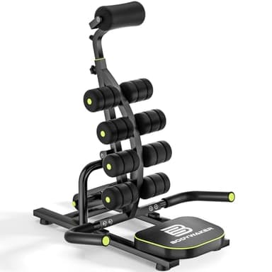 Mini Inversion Chair for Back Pain Relief, Compact Foldable Back Stretcher with Spine Decompression, Full Back & Neck Stretch, Easy Assembly, 330 lbs Weight Capacity (Black)