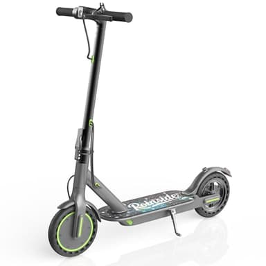 Roinside Electric Scooter - 8.5" Solid Tires, 350W Motor, Up to 19 MPH& 12 Miles Long-Range Commuting Folding E-Scooter for Adults with Dual Braking System and Smart App