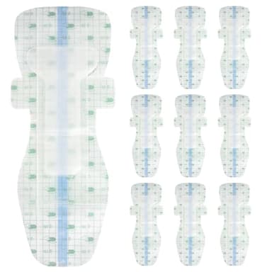 NCHEMDL10 PCS Waterproof Swimming Pads for Women, Private Patches Waterproof Period Pads Skin Friendly Dirt Prevention for Swimming,Bathing,Water Sports and Activities