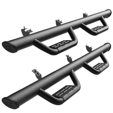 Tyger Auto Tyger Access Running Boards Compatible with 2024-2026 Toyota Tacoma (Fits Hybrid) | Double Cab | TG-AS2T24003 | Textured Black Drop Step Rail