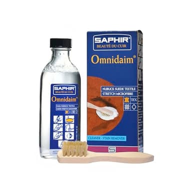 SAPHIR BEAUTÉ DU CUIR Omnidiam Nubuck Suede Cleaner - Refreshes Original Colors - 100ml
