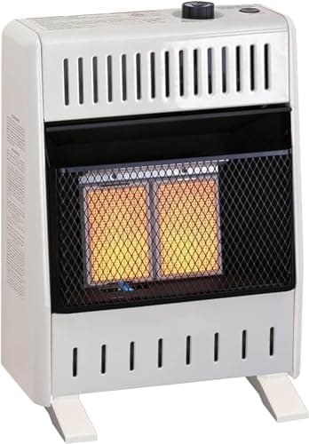 ProCom Heating Liquid Propane Ventless Infrared Plaque Heater With Base Feet - 10,000 BTU, T-Stat Control - Model# ML100TPA-B