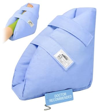 DRKLC Heel Protector Cushion for Pressure Sores,Adjustable Foot Support Boot Surgery Recovery Supplies for Elderly Bedridden Pressure Ulcer Cushion Ankle Pillow for Bed, Wheelchairs (1 Piece)
