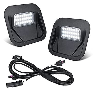 HERCOO Tailgate Step Light LED Truck Bed Multi-Pro Lamp Kit - Compatible with GMC Sierra 1500 2500 3500 HD & Chevrolet Silverado 1500 2500 3500 HD (2020-2021) - Replacement for 84347814