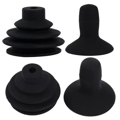 4 Pcs Wheelchair Joystick Button Cap Joystick Controller Knob and Gaiter Black Wheelchair Accessories Joysticks Button Cover Power Chair Parts for Electric Mobility Scooter Electric Drive