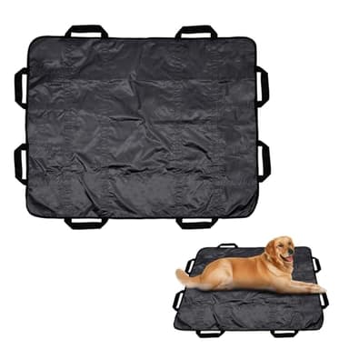 Dog Stretcher for Large Dogs, Dog Stretcher, Portable Stretcher, Emergency Animal Carrier Capable of Holding up to 300 pounds with 8 Handles(Gray)