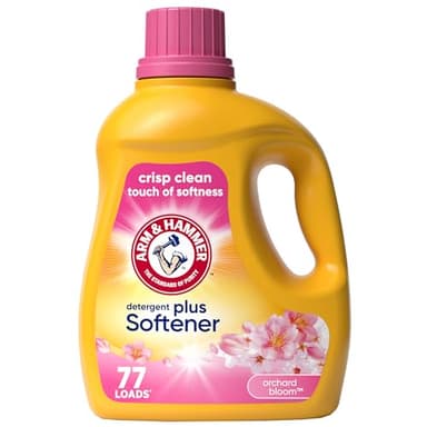 ARM & HAMMER Plus a Touch of Softener, 77 Loads, Liquid Laundry Detergent, 100.5 Fl oz