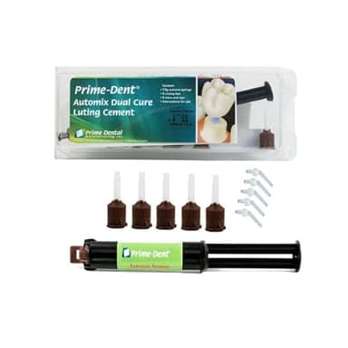 Prime Dental 100-101 Resin Luting Cement Dual Cure Automix Syringe Kit A2 10 Gm