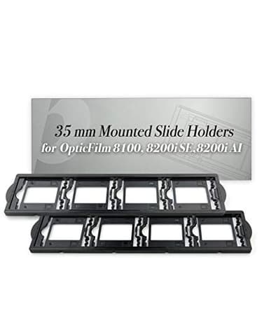 Plustek 2 x 35 mm Mounted Slide Holders (Positive), for OpticFilm 72~83 Series use only (8100 & 8200i & 8300i)