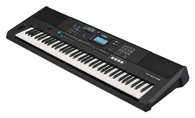 Yamaha 76-Key Touch-Sensitive Advanced Portable Keyboard, with Semi Pro-Quality Sound, Music Rest, and Power Adapter PSREW425