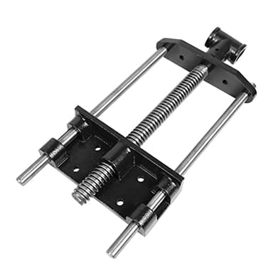 HFS(R) Woodworking Bench Vise, Heavy Duty Front Screw Vise for Workbench Chrome plating Leg Vise Hardware Woodworking (7IN)